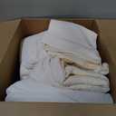 PHF Muslin Duvet Cover King Size, Cotton Blend Viscose Derived from Bamboo for Summer, 3-Layer Soft & Breathable Textured Gauze, Skin-Friendly Minimalist Comforter Cover Set, 104"x90", White