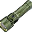 LUMINTOP W2 Flashlight, 700 Meters Super Bright LED+COB Red & White Light, High Performance Rechargeable Tactical Flashlight, 7 Modes for Hunting, Camping, Emergency