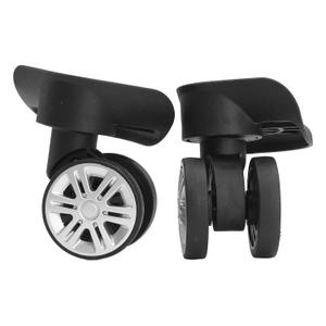 Universal Replacement Trunk Caster Wheels for Suitcase - ABS Luggage Wheel with Multiple Screws, Replacement Parts for Travel Bags