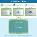 LAPGEAR Original Lap Desk Fits Up to 17 Laptops Sage Green Style No. 45151