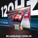 10K 8K HDMI 2.1 Cable 2-Pack 6.6FT, Highwings Certified 48Gbps Ultra High Speed Slim HDMI Cord,Support 4K@120Hz 8K@60Hz, HDCP 2.2&2.3, Dynamic HDR,eARC,DTS:X, Compatible with Roku TV/HDTV/PS5/Blu-ray