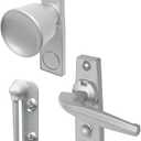 Prime-Line K 5000 Tulip Knob Latch, 1-3/4 In. Mounting Holes, Aluminum (1 Set)