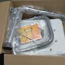 Medline Bath Bench Shower Seat with Padded Armrests, Ideal for Bathtubs, Robust Support up to 350 lbs., Comfortable and Durable