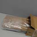 LazBlinds No Drill Bamboo Roman Shades, 20" W x 48" H, Star-Brown