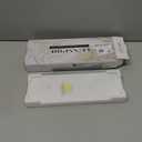 Luxspire Bathroom Vanity Tray, Resin Toilet Tank Tray, Kitchen Trays, 11" x 4" Rectangle Bathroom Tray for Counter, Marble Tray for Soap Dispenser Perfume Jewelry, Small, White Marble