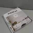 Mosewa Wall Clock 10 Inch Silent Non Ticking Battery Operated White Modern Office Simple Minimalist Decorative for Kitchen Home Bathroom Living Room