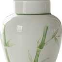 Small Urn Ashes Keepsake- 3 .5 inches Ceramic Mini urnCapacity 5 Cubic inches Memorial Funeral urn for Human, Adult, Child, Pets - Qnty 1