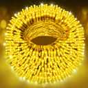 295Ft 600LED F8 Upgraded Christmas Lights - Outdoor Decorations with 8 Modes, Memory Timer & Waterproof Fairy String Lights for Xmas, Wedding, Party & Holiday Decor