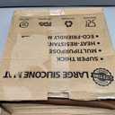 2MM Thick Large Silicone Mat, 47.2"x23.6"(120cmx60cm) Silicone Mats for Kitchen Counter, Heat Resistant Mat, Non-Slip Kitchen Counter Mat, Waterproof Countertop Protector for Craft, Translucent Brown