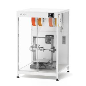 3D Printer Enclosure with Ventilation, Built-in 4 Spools Filament Rack, Thermo-Hygrometer and LED Light, Noise Reduction, Dustproof and Heat-Resistant 3D Printer Cabinet, 23.6" W x 23.6" D x 36.6" H