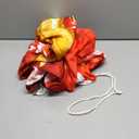 Valentine's Round Backdrop Cover Red Glitter Heart Balloons Love Lights Sweethearts Romantic Lover Photography Background Wedding Anniversary Party Banner Party Props 7.2ft