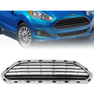 Front Bumper Grille For For-d Fiesta 2014-2019 Front Grill Bumper Guard Cover D2BZ17B968AA FO1200552