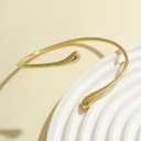 CJIAYUJEW Minimalist Arm Cuff for Women Gold Arm Cuff Upper Arm Layered Arm Bracelet Stackable Arm Bangle Jewelry for Women Men