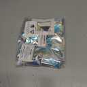 Woeoe 2 Pack Waterproof Plastic Handbag Clear Tote Bags Transparent Shopping Work Travel Tote Bags for Women