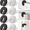 8 Pcs Multifunctional Door Slam Stopper and Door Pinch Guard, Stylish Finger Pinch Guard, Foam Door Stopper Prevent Finger Injuries, Slamming Doors, Keep Children Pets from Being Locked