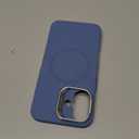 ESR for iPhone 16 Case, Camera Control Button Silicone Case with Stand, Compatible with MagSafe, Built-in Camera Stash Stand, Magnetic Phone Case, Cloud Series, Ultramarine