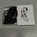 Small Bluetooth Headphones Wrap Around Head - Sports Wireless Headset with Built in Microphone and Crystal-Clear Sound, Foldable and Carried in The Purse, and 12-Hour Battery Life, Black