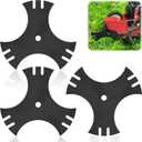 3 Pack 9" 3-Side Edger Star Blades 5/8" Center Hole, 781-0748-0637 Edger Blades for Craftsman Edger Compatible with Troy-Bilt, MTD Edgers, Replace 781-0748,981-0748, 40-009, 7185767