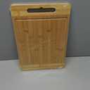 Kikcoin House Warming Gifts New Home - Bamboo Cutting Boards for Kitchen, Housewarming Gifts New Home Gift Idea for Women Men Homeowner, House Essentials for New Home, Large Cutting Board 13.8" X 9.8"