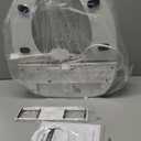 Launs Bidet Toilet Seat Round, Electric Bidet Seat for Bathroom 225D