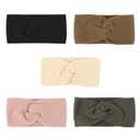 Twist Knit Winter Headbands for Women Ear Warmer Fleece Lined Ear Warmers Elastic Thick Crochet Headbands Cold Weather Stocking Stuffers