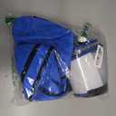 Supet Raised Inflatable Dog Cone Collar to Stop Licking, Soft Dog Cone Alternative After Surgery, Pet Neck Donut Collar for Small Medium Large Dogs (Solid Blue)