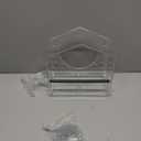 Acrylic Window Bird Feeder with 4 Strong Suction Cups, Clear and Transparent Bird House, Removable Food Tray with Drain Holes, Easy Install and Clean for Backyard and Viewing