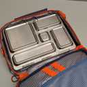 PlanetBox Insulated Lunch Bag  Camo Shark Edition Carry Bag with Pockets for Water Bottle and Snacks  Durable, Easy to Clean, and BPA Free (9 x 12 x 2.5 in)