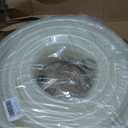 DAVCO 1" ID 50 ft Clear Braided Hose Plastic Tubing, High Pressure Flexible Reinforced PVC for Transfer Water Air Oil, BPA Free & Non-Toxic