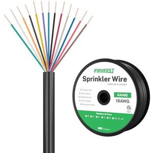 FIRMERST 18/13 Solid Sprinkler Wire for up to 12 Valves System 100 Feet