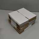 Hoikwo 10x7x5 Inches Small White Shipping Boxes Set of 25, Sturdy Cardboard Boxes for Small Business for Packaging Mailing