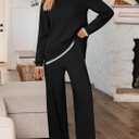 LILLUSORY 2 Piece Knit Lounge Sets Womens Matching Sweater Sets