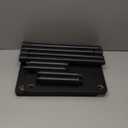 Furinno Just 3-Tier Turn-N-Tube Open Storage Nightstand, 1-Pack, Plastic Poles, Americano/Black