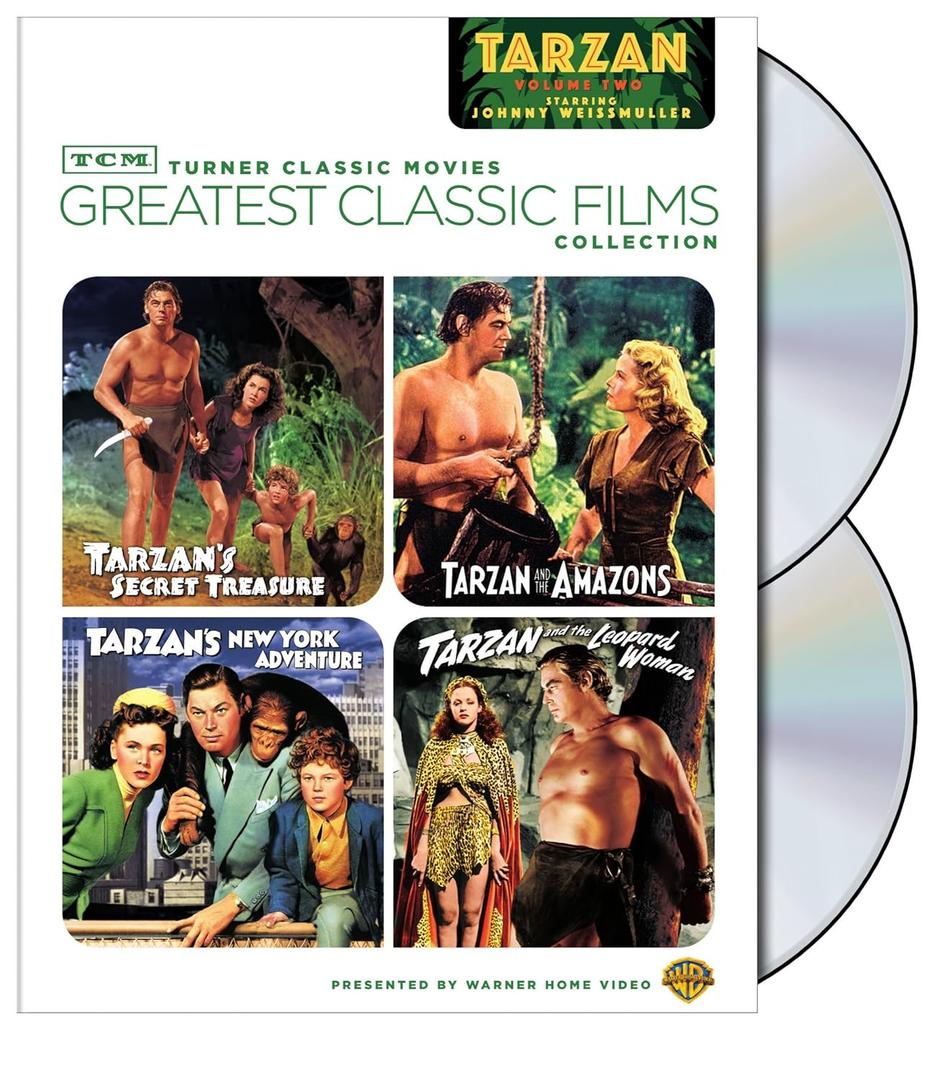 TCM Greatest Classic Films Collection: Tarzan, Vol. 2 (Tarzan's Secret Treasure / Tarzan and the Amazons / Tarzan's New York Adventure / Tarzan and the Leopard Woman)