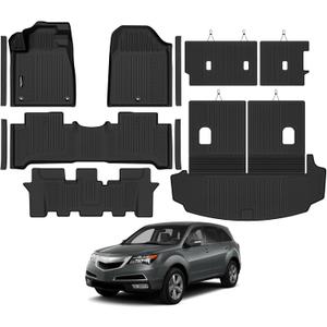 All Weather TPE Floor Mat Set for 2007-2013 Acura MDX