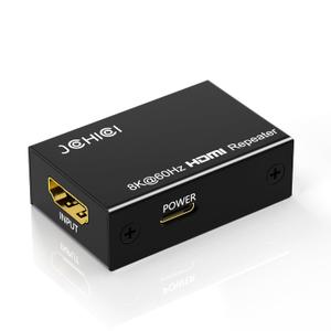 HDMI Repeater 2.1, 8K@60hz HDMI Booster,HDM1 Signal Amplifier Booster Up to 43ft (13M),YUV 4:4:4