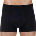 PROTECHDRY Washable & Reusable Urinary Incontinence Cotton Boxer Brief Underwear for Men, Black Large (Large (Pack of 1))
