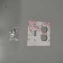 Spshian Light Switch Cover Plate Cherry Spring Plum Floral Sakura Pink Flowers 2 Gang Switch Plate Covers 1 Toggle Duplex Combo Wall Plates GFCI Switch Plates and Outlet Covers for Home Decor