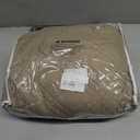 TAOCOCO Loveseat Recliner Cover with Center Console, 100% Waterproof Pet Covers for Dual Recliner with Straps Design, Split Reclining Loveseat Cover Furniture Pet&Kid Protector (2 Seater, Light Brown)