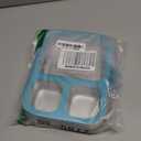 Stainless Steel Lunch Box, 3 Compartments Metal Bento Box for Kids Adults, Leak-Proof Lunch Box for School Office, Dishwasher Safe, BPA-Free, Tritan Lid, Blue