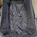 Big Bucket Cart with Wheels, Foldable Heavy Duty Wagons for Camping, Garden, Outdoor, Grocery, Sports, Black