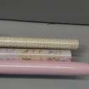 Hallmark Wrapping Paper with Cutlines on Reverse (6 Rolls: 135 Square Feet Total) Pink, Gold, Stripes, Kraft Brown, Black and White Plaid for Birthdays, Baby Showers, Bridal Showers