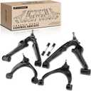 A-Premium Set of 6, Front Upper Lower Control Arm, Sway Bar Link, Compatible with Chevrolet & GMC & Cadillac - 2014-2020 - Silverado 1500, Suburban, Tahoe, Sierra 1500, Yukon, Yukon XL, Escalade