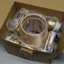 KUAUGST Wall Sconces Sets of 2, Retro Industrial Wall Lamps, Bathroom Vanity Sconces Wall Lighting with Gold Fabric Shade, Suitable for Bedroom Living Room Corridor Kitchen