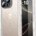 SPORTLINK Waterproof Case for iPhone 16 Pro Max, Shockproof Dustproof Full Body Sealed Heavy Duty Protective, Built-in Screen Protector Rugged Cover for iPhone 16 Pro Max 6.9" Frosted Clear