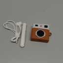 for Airpods 4 Case Cover with Magnetic Anti-Lost Straps & Cleaning Kit, Shockproof Silicone Camera Protector for Airpod 4th Generation Cases Wireless Charging with Keychain Accessories (Brown)