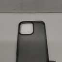 TORRAS Crystal Clear for iPhone 16 Pro Max Case, [Anti-Yellowing][Military-Grade Protection], Slim Translucent Anti-Scratch Back, Soft Bumper, Non-Slip Protective Phone Cover, Translucent Black 6.9"