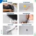 Windows Screen and Screen Door Replacement, 59"x106" Durable Fiberglass Screen Mesh- Window Screen & Sliding Screen Door Repair for Patio and Windows