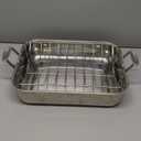 Cuisinart 16-Inch Roaster, Chef's Classic Rectangular Roaster with Rack, Stainless Steel, 7117-16URP1