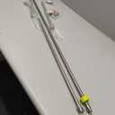 FIXFANS Pressure Washer Extension Wand, 120 Pressure Washer Lance Replacement, Stainless Steel Power Washer Wand with 1/4 Quick Connect, Gutter Cleaner Attachment 30/90/120 Curved Rods, 5 Nozzles